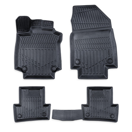 Podľa konkrétneho modelu Gumové rohože do auta pre Renault Clio 3 2005-2012 4 ks | race-shop.sk