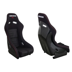Závodná sedačka GTR v štýle Bride K109, čierna - Medium