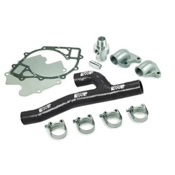 Ford Big Block EWP Block Adapter - Black Hose