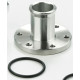 Vodné pumpy EWP Alloy Flange Adapter: 25mm (1") Straight Hose Barb | race-shop.sk