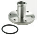 Vodné pumpy EWP Alloy Flange Adapter: 19mm (3/4") Straight Hose Barb | race-shop.sk