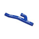 Vodné pumpy Silicone Y-Hose - Blue (Header Adaptors) | race-shop.sk