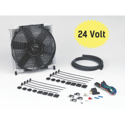 Trans Cooler Kit 30 Plate & 10" Fan Combo 24V