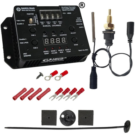 Vodné pumpy Variable Speed Controller Brushless Thermatic Fan & EWP +1/4"" NPT Sensor | race-shop.sk