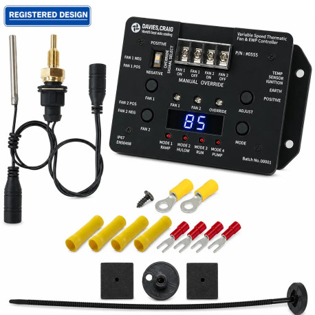 Vodné pumpy Variable Speed Controller Brushed Thermatic Fan & EWP+1/8"" NPT Sensor | race-shop.sk