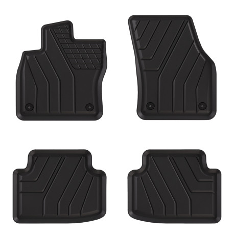 Podľa konkrétneho modelu Ekologické gumové rohože (4 ks) pre VOLKSWAGEN VW Tiguan 2 2016-up | race-shop.sk