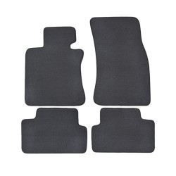Prémiové antracitové Velúrové autokoberce pre BMW 6 E63 2004-2010 4 kusy