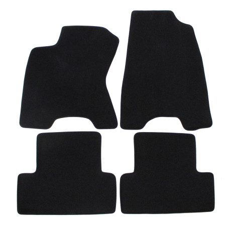 Podľa konkrétneho modelu Prémiové čierne velúrové autokoberce pre NISSAN X-Trail T30 2001-2007 4 kusy | race-shop.sk