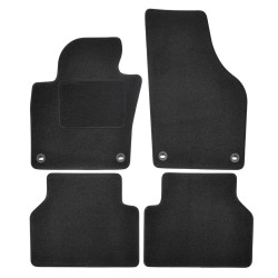 Velúrové autokoberce pre VOLKSWAGEN VW Tiguan 2007-2015 4 kusy