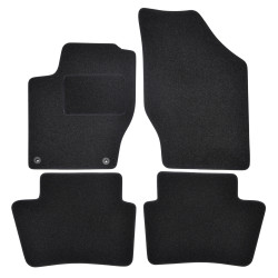 Velúrové autokoberce pre Citroen C4 II / DS4 2011-2018 4 kusy