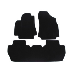 Velúrové autokoberce pre Citroen Berlingo /Peug. Partner II 2008-2014 3 kusy