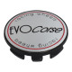 Hliníkové disky EVO Corse Centre Cap Black (C10) ø60 mm with Brushed EVO Corse Badge (L10) ø58 mm | race-shop.sk