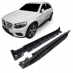 Bočné nášľapy pre Mercedes GLC X253 / Coupe 2015-2022 (Čierna)