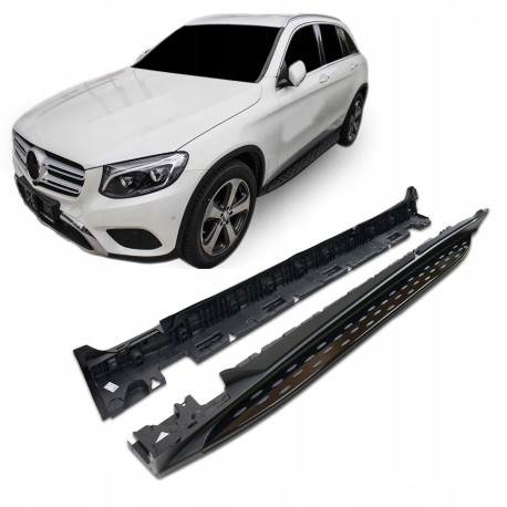 Bočné nášľapy Bočné nášľapy pre Mercedes GLC X253 / Coupe 2015-2022 (Čierna) | race-shop.sk