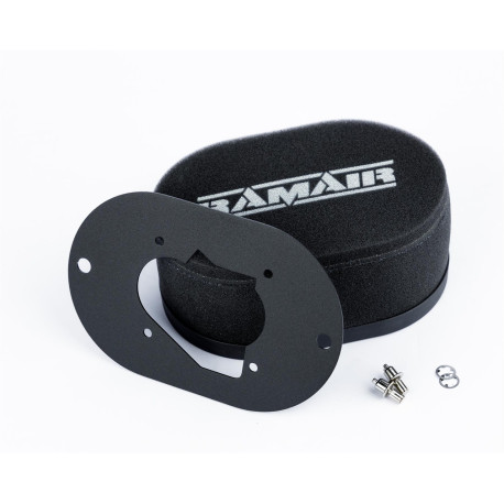 Bazár Penový vzduchový filter do karburátora RAMAIR s platňou na montáž pre Weber 32/34 DMTL, DMTR, DATR NEKOMPLETNÉ | race-shop.sk