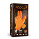Rukavice Grippaz 246 Protišmykové nitrilové rukavice oranžové veľkosť XL/10 - 50ks | race-shop.sk