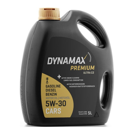 Motorové oleje a aditíva Motorový olej DYNAMAX PREMIUM ULTRA C2 5W30 5 L | race-shop.sk