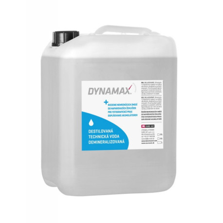 Chladiace kvapaliny DYNAMAX DEMINERALIZOVANÁ TECHNICKÁ VODA 10 L | race-shop.sk