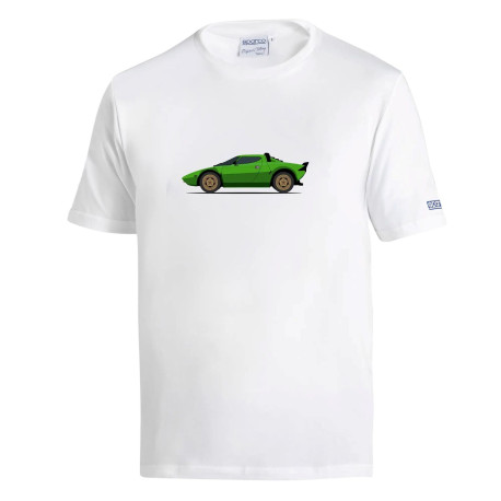 Tričká Tričko SPARCO LANCIA STRATOS HR GR4, biela | race-shop.sk