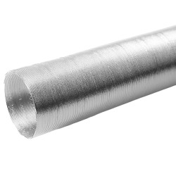 RACES Motorsport Aluminum reflective air ducting tube (1m) - 32mm