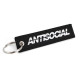 Kľúčenky Jet tag ,kľúčenka "ANTISOCIAL" | race-shop.sk