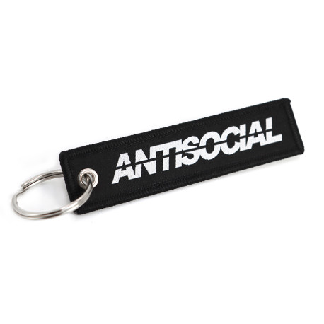 Kľúčenky Jet tag ,kľúčenka "ANTISOCIAL" | race-shop.sk
