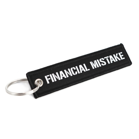 Kľúčenky Jet tag ,kľúčenka "Financial Mistake" | race-shop.sk