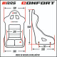 Športové sedačky s FIA homologizáciou RRS CONFORT FIA racing seat | race-shop.sk