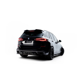 MAXTON DESIGN lip kufra 3D pre BMW X5 M-Pack G05 / G05 Facelift, lesklá čierna