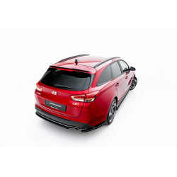 MAXTON DESIGN lip kufra pre Hyundai I30 N-Line Wagon Mk3 Facelift, lesklá čierna