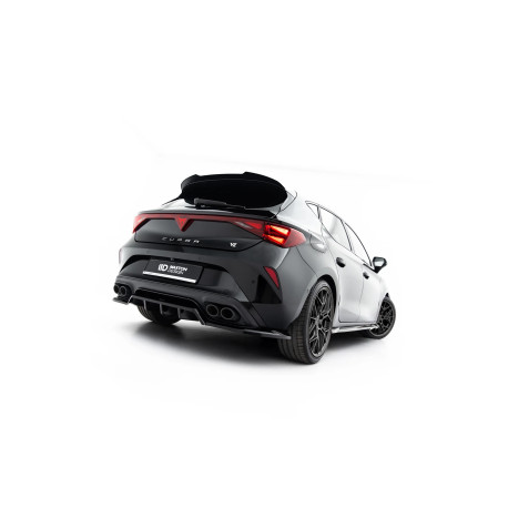 Body kit a vizuálne doplnky MAXTON DESIGN zadný splitter pre Cupra Leon Hatchback Mk1 Facelift (so zvislými lištami), lesklá čierna, V2 | race-shop.sk