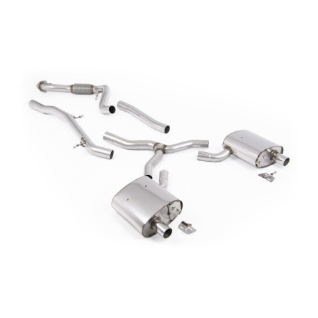 Výfukové systémy Milltek Milltek Cat-back exhaust for Audi A4 2.0 TFSI Quattro Saloon/Avant (B9.5) 2021+ - Louder | race-shop.sk