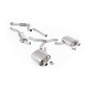 Milltek Cat-back exhaust for Audi A4 2.0 TFSI Quattro Saloon/Avant (B9.5) 2021+ - Normal