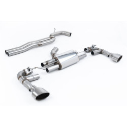 Milltek Cat-back exhaust (loudest) for Audi RS3 Sportback 400PS (GPF) 2019+ - Titanium tips