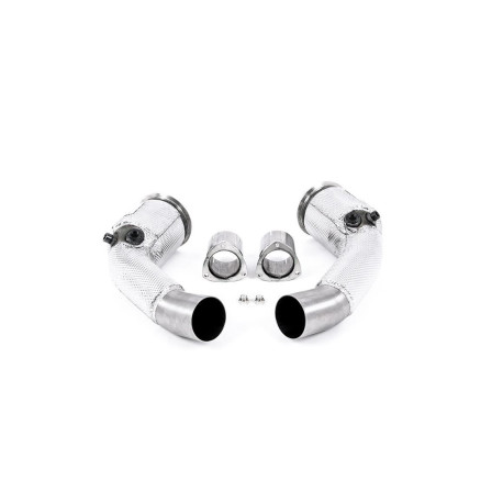 Výfukové systémy Milltek Milltek Large-bore downpipes with cats for Audi RS6 V8 bi-turbo Performance (C8) (non-GPF, OE) 2020+ | race-shop.sk