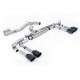 Výfukové systémy Milltek Milltek GPF-back exhaust (loudest) for Audi S3 Saloon/Sedan 310PS & 333PS (8Y) (GPF) 2020+ - Cerakote black tips | race-shop.sk