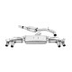 Milltek GPF-back exhaust resonated for Audi S3 2.0TFSI Quattro Sportback 310PS & 333PS (8Y) (GPF) 2020+ - Burnt titanium tips