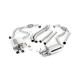 Milltek Cat-back exhaust (louder) for Audi S4 3.0 Turbo V6 (B9) (non-GPF, Sport Diff) 2016+ - Polished tips