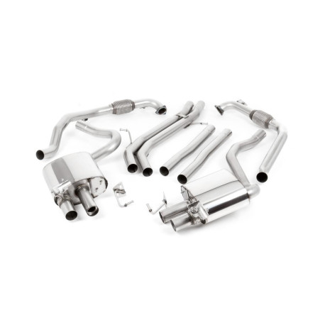 Výfukové systémy Milltek Milltek Cat-back exhaust (louder) for Audi S5 3.0 V6 Turbo Sportback (B9) (non Sport Diff) 2017+ - Polished tips | race-shop.sk
