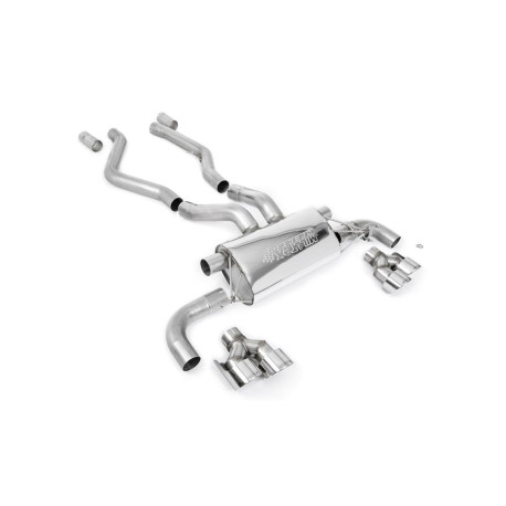 Výfukové systémy Milltek Milltek GPF-back exhaust for BMW M340i (G20/G21) XDrive Saloon/Touring (GPF) 2019+ - Polished tips | race-shop.sk