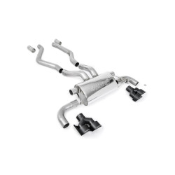 Milltek Axle-back exhaust for BMW M340i (G20) Sedan Xdrive (non-GPF) 2021+ - Black tips