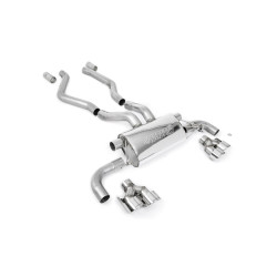 Milltek Axle-back exhaust for BMW M340i (G20) Sedan Xdrive (non-GPF) 2021+ - Polished tips