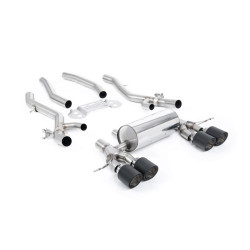Milltek Secondary cat-back exhaust for BMW M4 (G82) S58 3.0 Turbo (non-GPF) 2021+ - Carbon tips