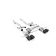Milltek Axle-back exhaust for BMW M4 (G82) S58 3.0 Turbo (non-GPF) 2021+ - Carbon tips