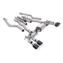 Milltek Cat-back exhaust for BMW M5 (F90) 4.4l Twin Turbo LCI (GPF) 2021+ - Carbon tips