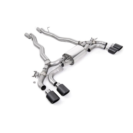 Výfukové systémy Milltek Milltek GPF-back exhaust for BMW M5 (F90) 4.4l Twin Turbo LCI (GPF) 2021+ - Carbon tips | race-shop.sk