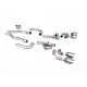 Milltek GPF-back exhaust valved for BMW M8 (F91/F92) 4.4l V8 Twin Turbo Coupe/Cabrio (GPF) 2020+ - Brushed titanium tips