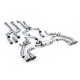Milltek Downpipe-back exhaust for BMW X3 X3M/X3M Comp 3.0 (G01) (GPF) 2022+ - Titanium tips