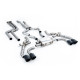 Milltek Downpipe-back exhaust (louder) for BMW X3 X3M/X3M Comp 3.0 (G01) (GPF) 2019-2021 - Cerakote black tips