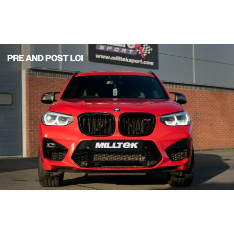 Výfukové systémy Milltek Milltek Downpipe-back exhaust resonated for BMW X3 X3M/X3M Comp 3.0 (G01) (GPF) 2019-2021 - Burnt titanium tips | race-shop.sk